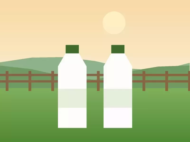 Leche fluida fresca